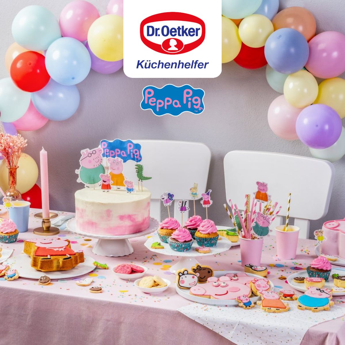 Forme à pâtisserie en silicone Dr. Oetker Peppa Pig
