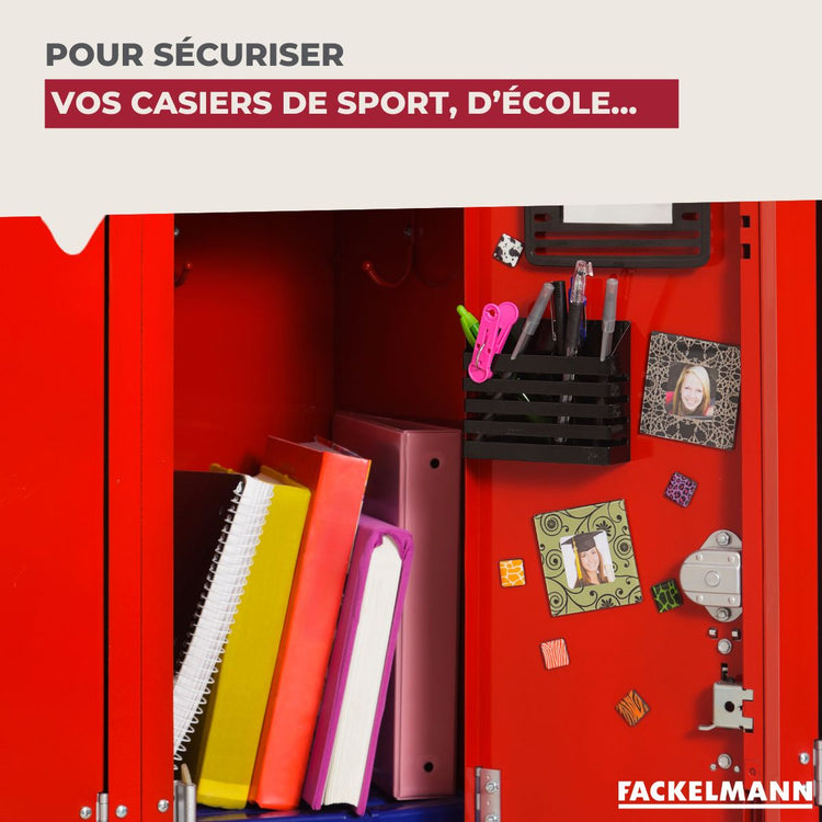 Cadenas câble à code à 3 chiffres Fackelmann Tecno