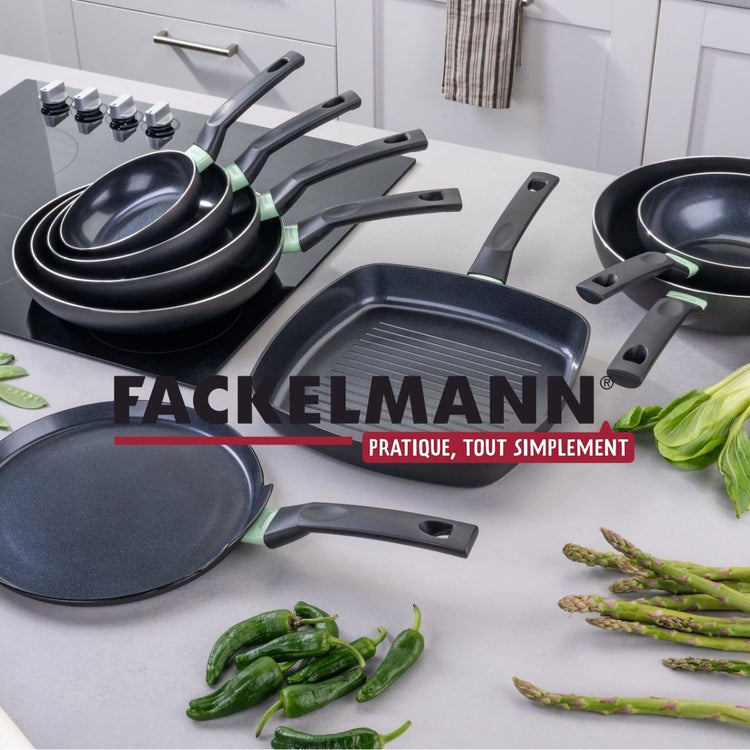 Casserole 20 cm aluminium revêtement céramique antiadhésif sans PFAS Fackelmann Brandao