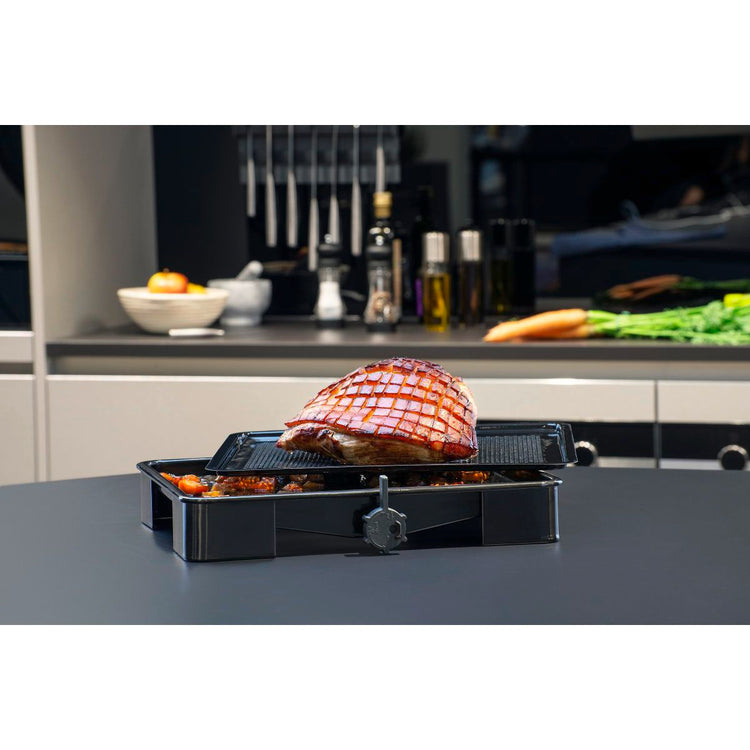 Plat de cuisson four pour rôti avec bac de récupération du jus de 3 litres Zenker Special Cooking